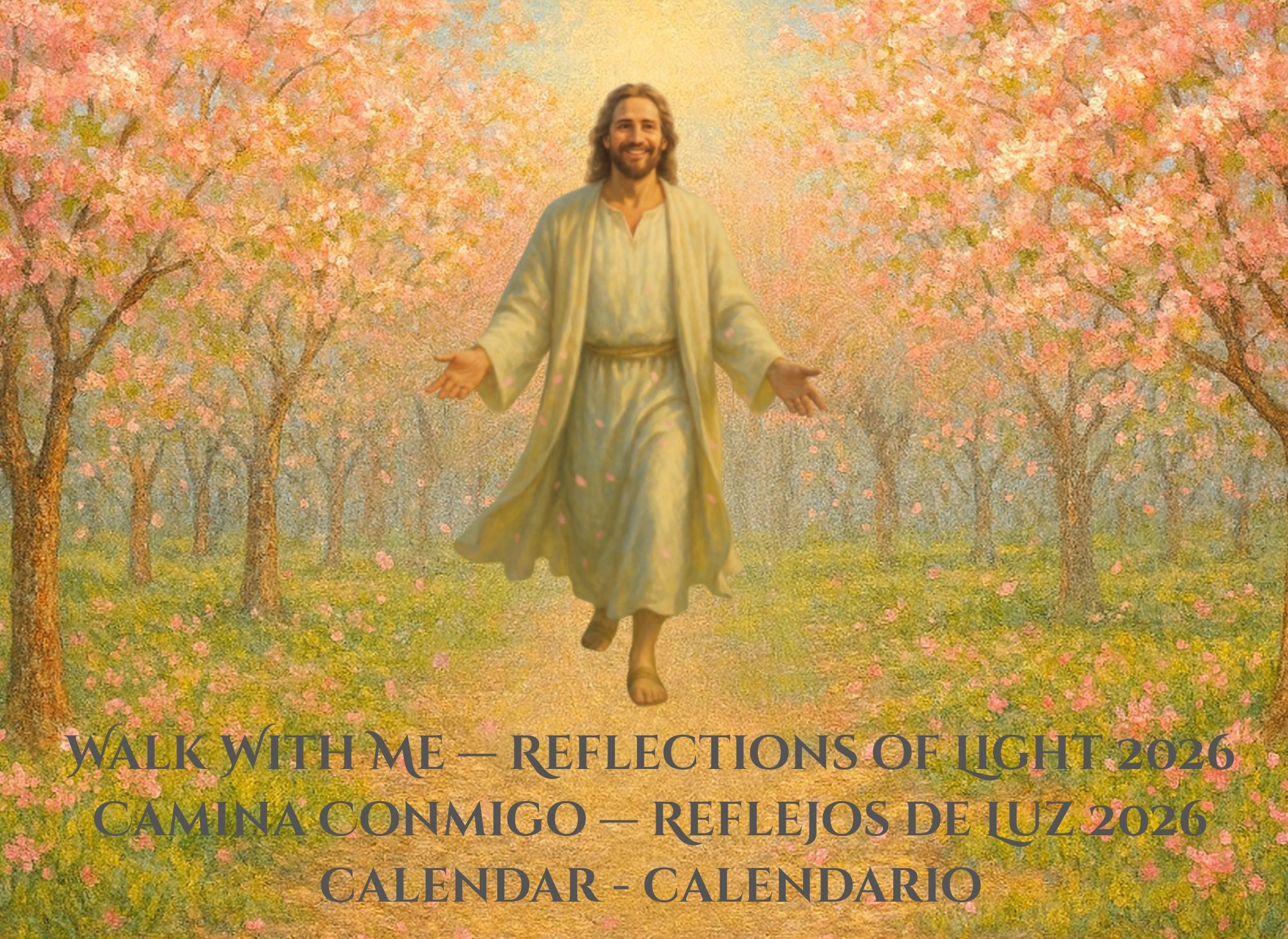 2026 Calendar Walk With Me — Reflections of Light ∽2026 Calendario Camina Conmigo — Reflejos de Luz